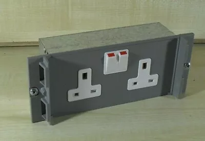 £4.99 • Buy 2 Gang Switch Socket Outlet Module Floor Box Unwired MK 61442