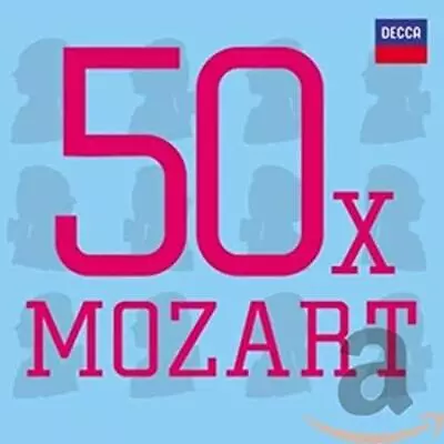 50 X Mozart 3-Disc Set W/ Artwork MUSIC AUDIO CD Decca Germany Classical SEALED • $7.99