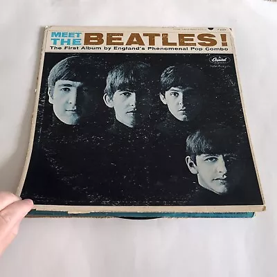 The Beatles – Meet The Beatles-Orig-Vinyl-LP-Capitol T-2047 MONO-Early Press • $9.99