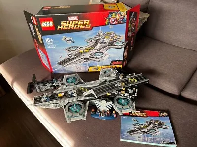 LEGO Marvel 76042 The SHIELD Helicarrier Used Complete With Box And Book • $599