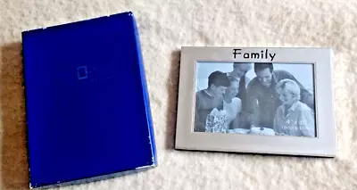 Family Photo Frame Silver In Box Never Used • £2