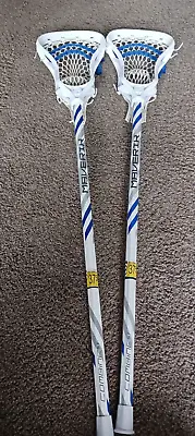 2 NEW Maverik Combine Mens & Womens Complete Lacrosse Stick White Unisex • $80