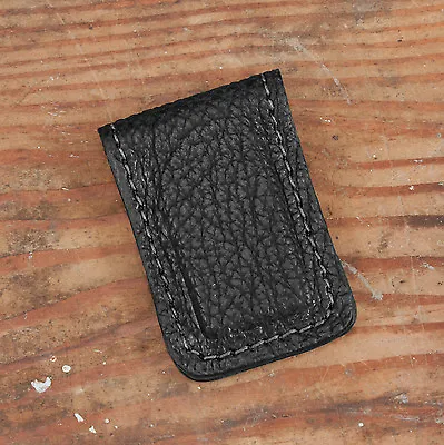 Black Shark Magnetic Money Cash Clip - Amish Made Genuine Shark Skin • $29.95