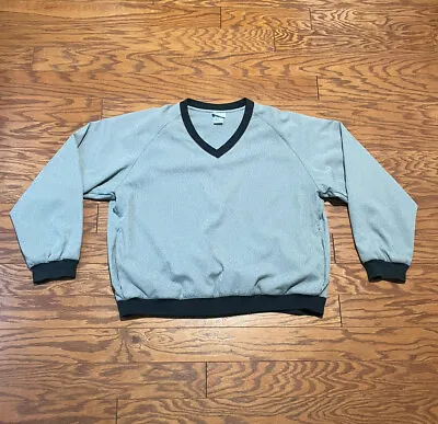 Vintage 90s Reset Sport XL Pullover V Neck Lightweight Jacket Windbreaker • $18