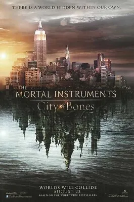 The Mortal Instruments City Of Bones - 2 Sided Movie Theater Poster (27  X 40 ) • $17.99