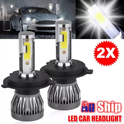 H4 LED Lights Bulbs 2000000LM 12V Headlights Auto Headlight Kit H4 LED Globes • $16.95