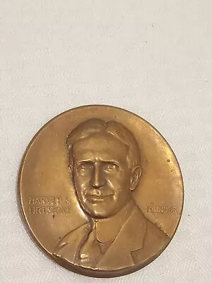 Vtg Medallic Art Co NY 50 Years Of Firestone Service 1900-1950 Bronze MEDAL  • $59.99