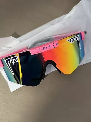Pit Viper Sunglasses  The Radical  NEW Polarized Pink Speckled - Rare • $41