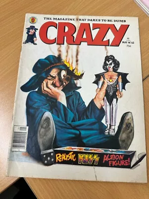 KISS Vintage Crazy Magazine #62 RARE Issue Gene Simmons Mego Doll On Cover 1980 • $229