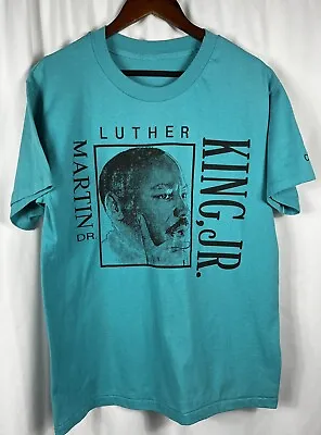 Vintage Martin Luther King Jr Shirt Where Do We Go From Here Single Stitch MLK • $23.99