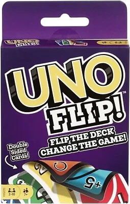 Flip Uno Card Game Multi Coloured Exciting Family Fun Uno Card Game Free Postage • £4.99
