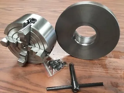 5  4-JAW LATHE CHUCK Independent  Jaws W. L00  Semi-finished Adapter 0504F0  • $189