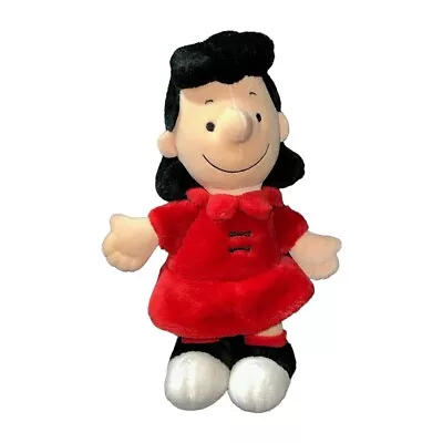 Peanuts Lucy Van Pelt Red Dress Soft Plush Stuffed Doll Toy 12  Cedar Fair 2009 • $8.49