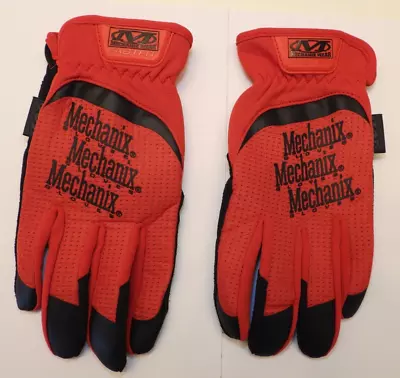 Mechanix Wear Red Fastfit Size Medium Work Gloves Response Emergency Defense • $5