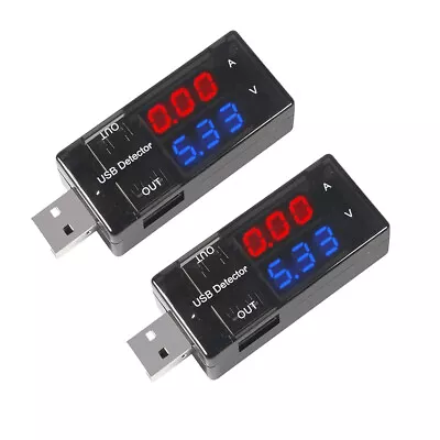 Digital USB Charger Dual USB Current Voltage Charging Detector Voltmeter Ammeter • $11.69