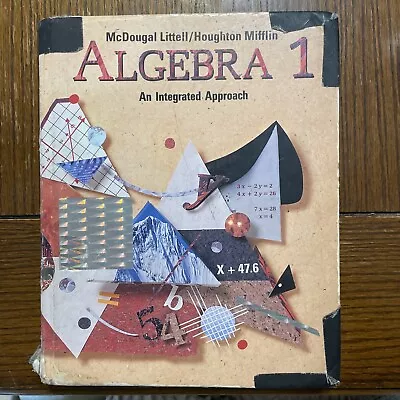 McDougal Littell High School Math Ser.: Algebra 1 : An Integrated Approach By... • $4.37