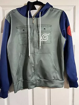 Naruto Shippuden Kakashi Cosplay Military Small Full Zip Hoodie Ripple Junction • $9.99