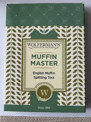 Wolferman's Muffin Master English Muffin Biscuit Splitting Tool In Original Box • $10.50