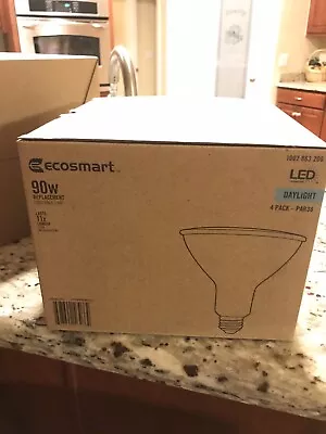 EcoSmart 90-Watt Equivalent PAR38 Non-Dimmable Flood LED Light Bulb Daylight! • $10