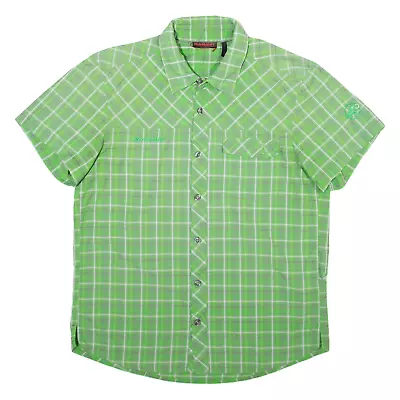 MAMMUT Mens Shirt Green Check S • £24.99