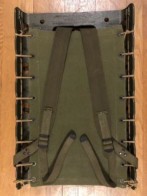 $114 • Buy WW2 Korea Vietnam 1944 US Army USGI M1944 Type 2 Plywood Packboard Frame