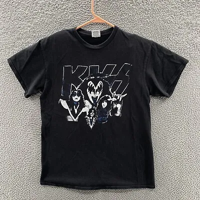 Kiss T Shirt Men Small Black Metal Punk Rock Music Graphic Junk Food 2017 • $18.99