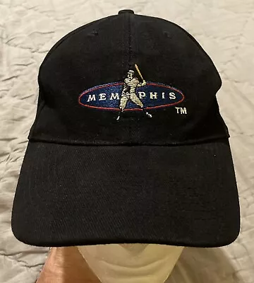 Memphis Redbirds Original Logo Black Hat Cap MiLB GM Card • $11.40