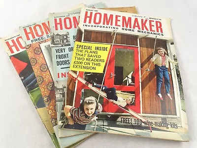 4 X Vintage Homemaker Magazine. 1965 • £5.99