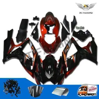 Red Orange Fairings For  GSXR600 GSX-R 750 2006 2007 K6 06 07 Bodywork Kit • $389.99