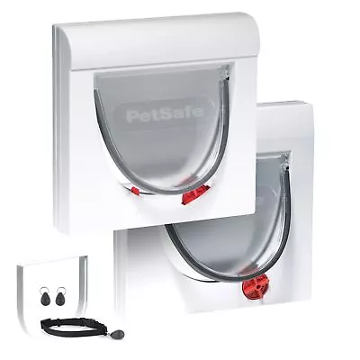 Cat Flap Petsafe Staywell Classic 4 Way Locking Cat Door Manual Magnetic Catflap • £40.70