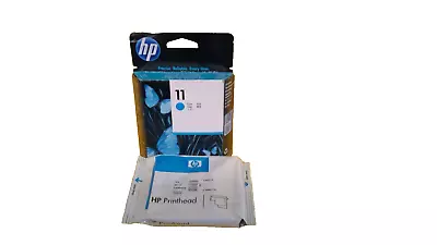 Genuine OEM HP 11 Cyan C4811A Printhead  Ink Bulk Packaging FREE SHIPPING • $48