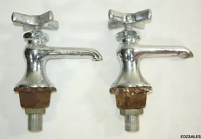 Vintage Chicago Faucets Hot Cold Separate Spouts • $175