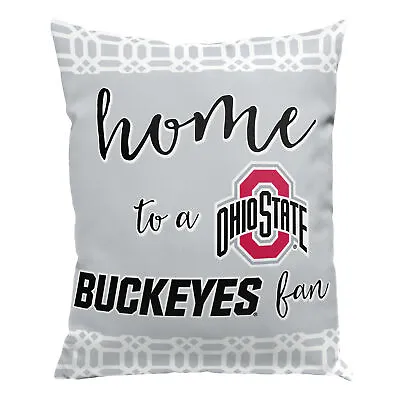 Northwest NCAA Ohio State Buckeyes Sweet Home Fan Throw Pillow Covers Two 15X12 • $24.99