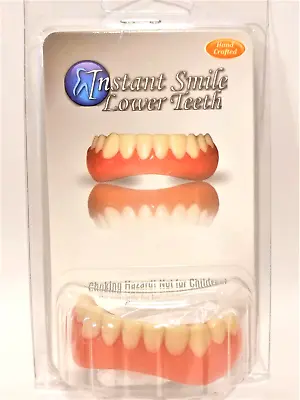 Instant Smile Novelty Temporary Cosmetic Veneers For Lower Lowers • $14.95