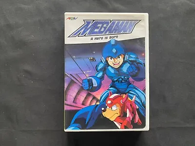 Megaman - Collection Vol. 1 A Hero Is Born (DVD 2002) 3 Disc - ADV Kids Capcom • $19.99