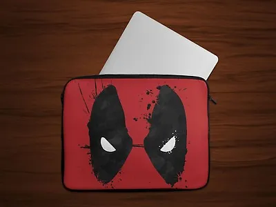 Deadpool Eyes Laptop Case Sleeve Tablet Bag Ultrabook Chromebook Gift • £15.99