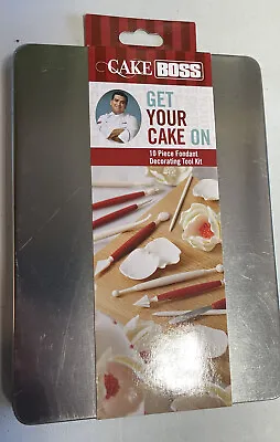 Cake Boss 10 Piece Fondant/Gum Paste Decorating Tool Kit New In Unopened Box • £9.50