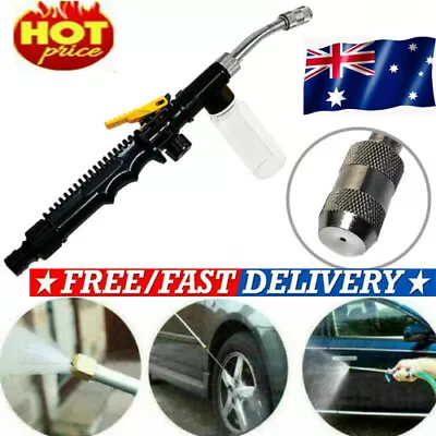 Hydro Jet High Pressure Power Washer Water Spray Gun Nozzle Wand Car Cleaner HG • $12.24