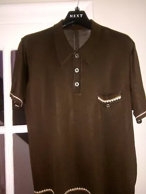 Gabicci Genuine Vintage 70s/80’s Polo/Jumper Shirt XL  Retro • £69.99