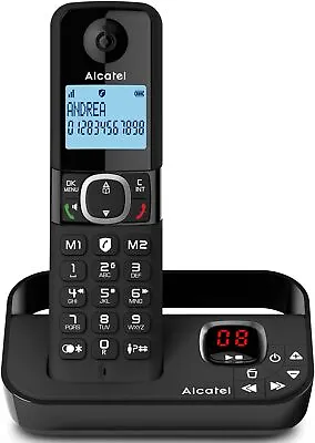 Alcatel F860 Voice Cordless Phone With Answering Machine Landline Home Phone • £32.99