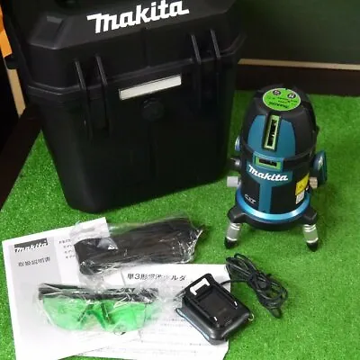 Makita 10.8V Green Level Laser SK505GDZN Full Line High Bright Set Japan USED • $679