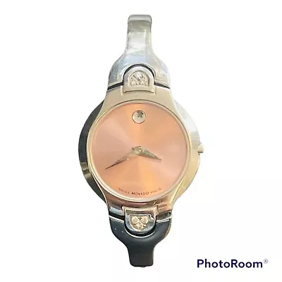 Movado Kara Pink 6  Diamond Bezel Swiss Watch • $325