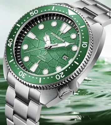 Mens Green Dial Professional Steel Diver Watch • £29.98