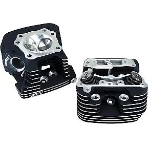 S&S CYCLE 106-3240 Black Super Stock Cylinder Heads • $1721.95