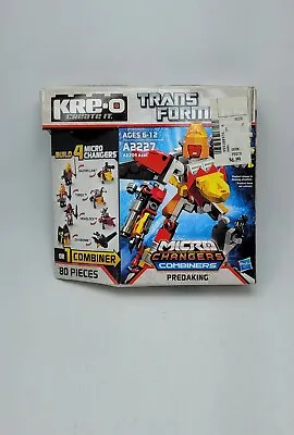 Transformers PREDAKING Action Figure Kreo Micro Changers Combiners Hasbro • $29.98