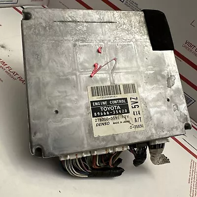 2001-2002 Toyota 4Runner 3.4L AT 4x4 ECU Engine Control Module 89666-35420 • $110