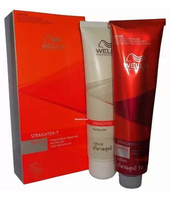 WELLA STRAIGHTEN IT MILD C/S STRAIGHTENING CREAM AND NEUTRALIZER (one Pcs) • $19.70