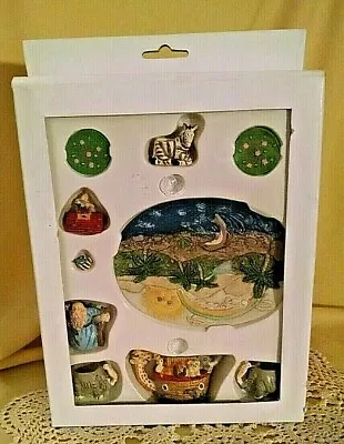 Noahs Ark Tea Set New Roses Stores Resin Miniature Animal Theme Rhino Zebra. • $19.99