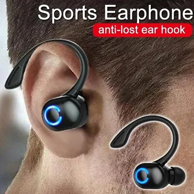 Bluetooth 5.2 Ear Hook Headset Wireless Earbuds Earphones Stereo Headphones • $6.97