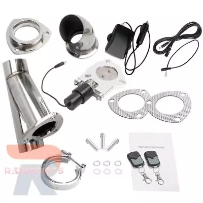 2.5  63mm Remote Electric Exhaust Catback Downpipe Cutout E-Cut Out Valve System • $82.90